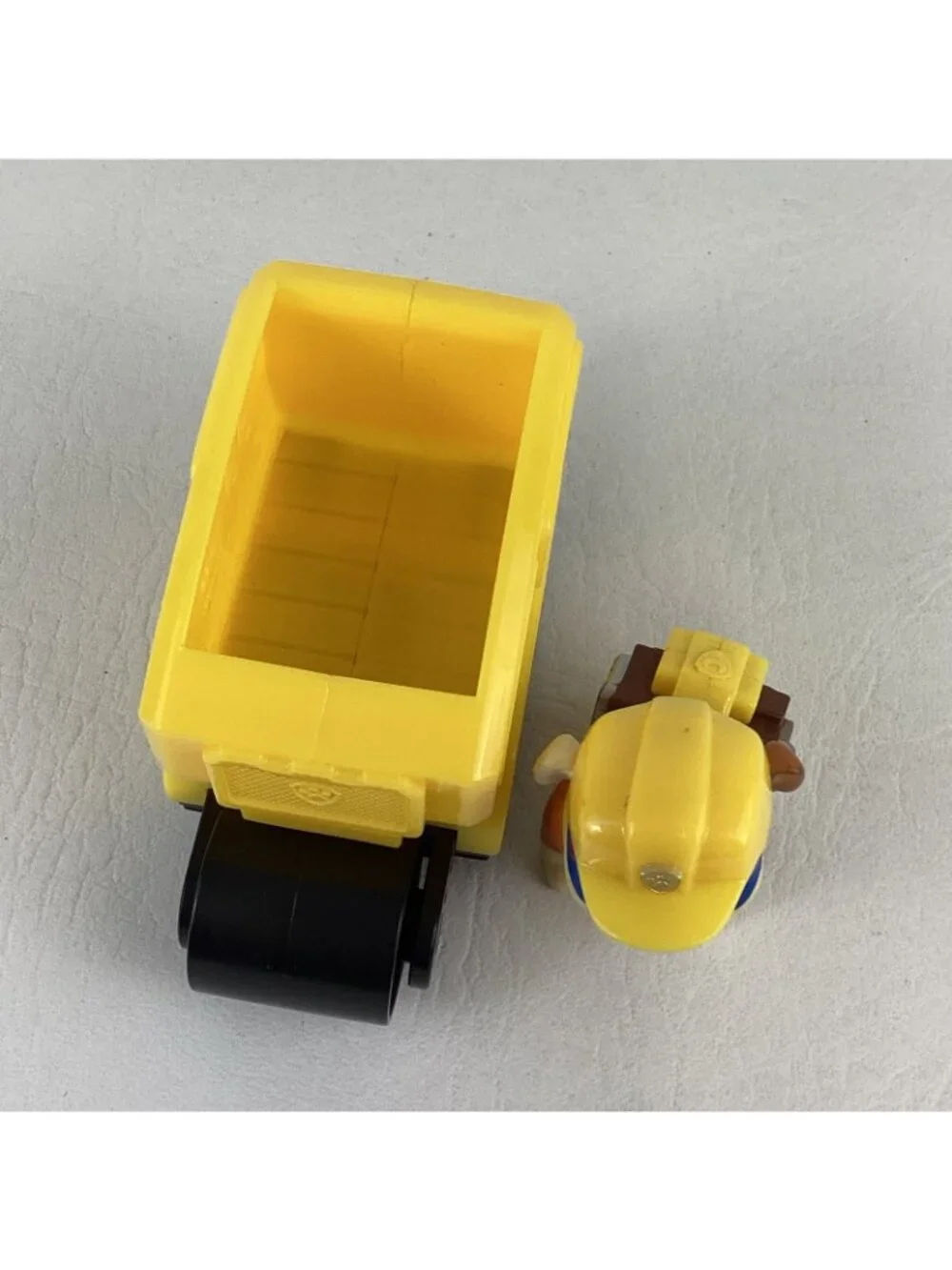 Paw Patrol Super Pups Rubble Action Figure Mini Steam Roller Vehicle Bundle Lot